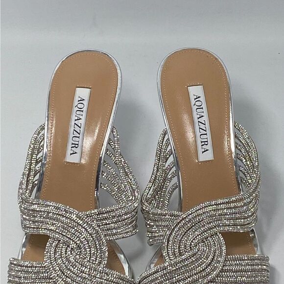 Aquazzura Gatsby Embellished Mules size 40 - Picture 5 of 14